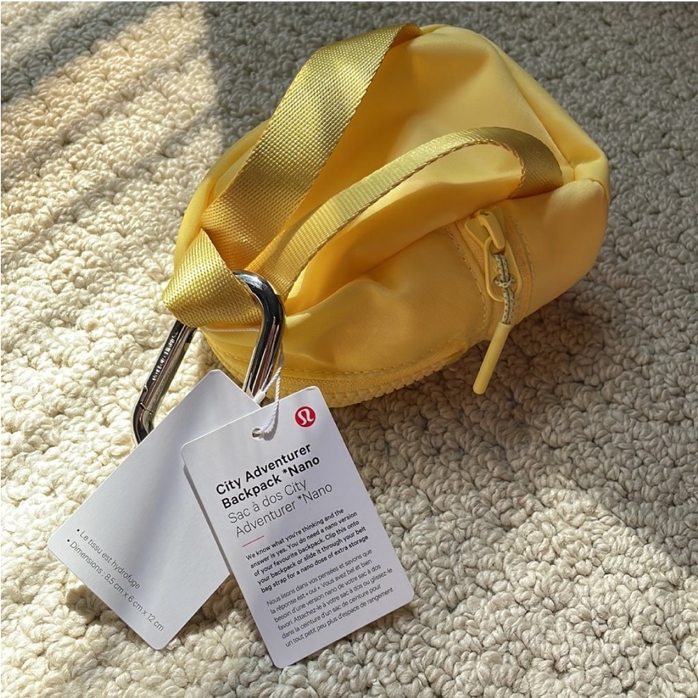 Lululemon Sunray Yellow City Adventurer Backpack Nano - Picture 5 of 16